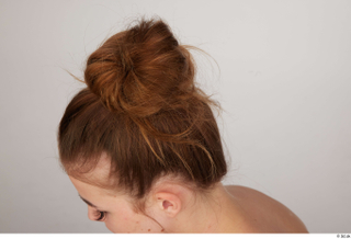 Olivia Sparkle brown hair messy bun 0003.jpg